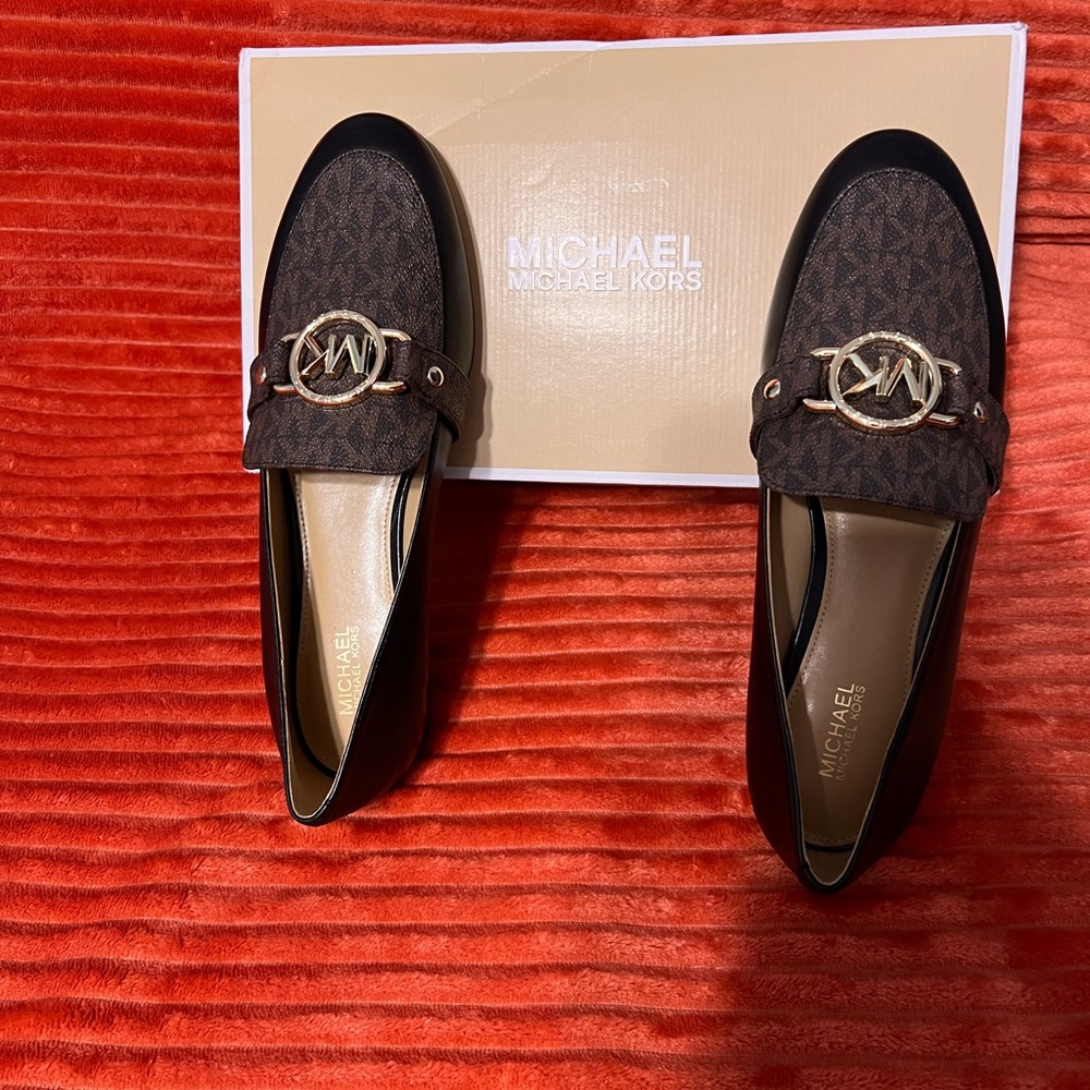Michael Kors Rory Nappa Leather Loafers - Picture 4 of 6